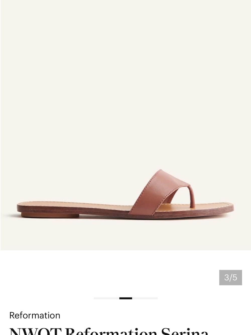 reformation serina sandals